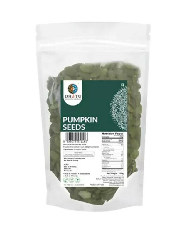 Dhatu Organics & Naturals Pumpkin Seeds - Safuron