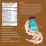 Phab Protein Milkshake With protein Cold Coffee Protein Shake Phab