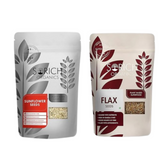 Sorich Organics Raw Flax Seeds & Sunflower Seeds Superfood Combo - Safuron