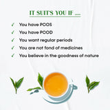Oraah PCOS PCOD Basil with Black Currant Tea Oraah