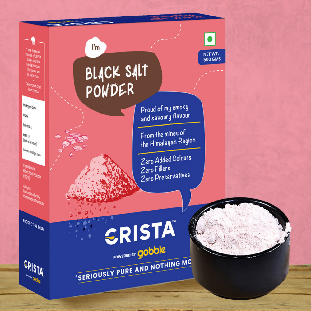 Crista Spices Black Salt Powder Crista Spices