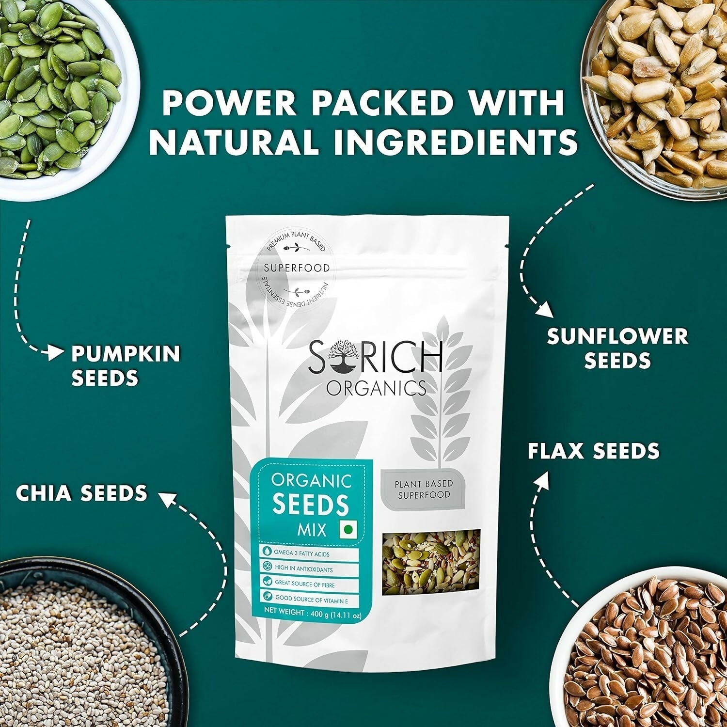 Sorich Organics 6-in-1 Seed Mix Sorich