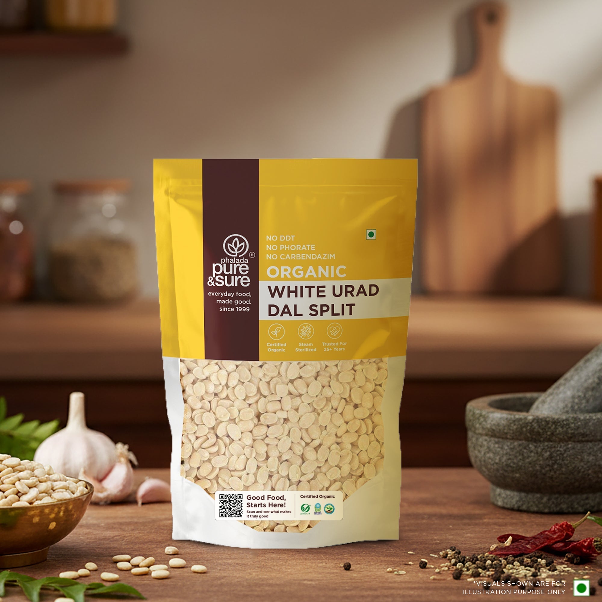 Pure & Sure Organic White Urad Dal Split Pure & Sure