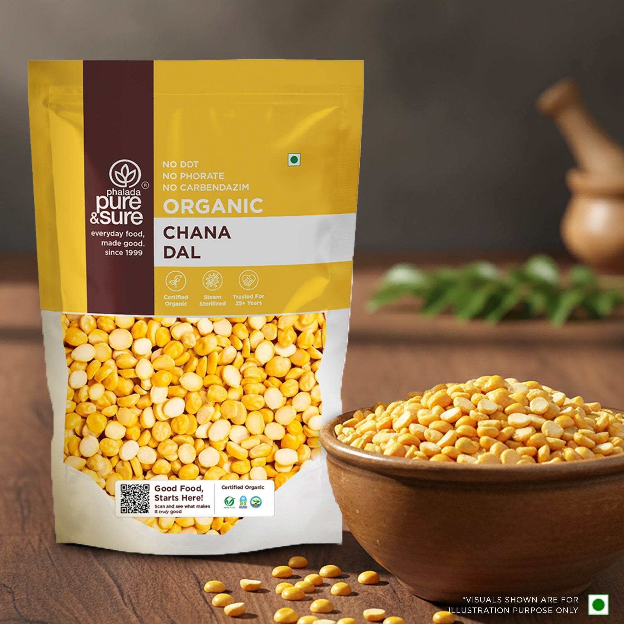 Pure & Sure Organic Chana Dal Pure & Sure