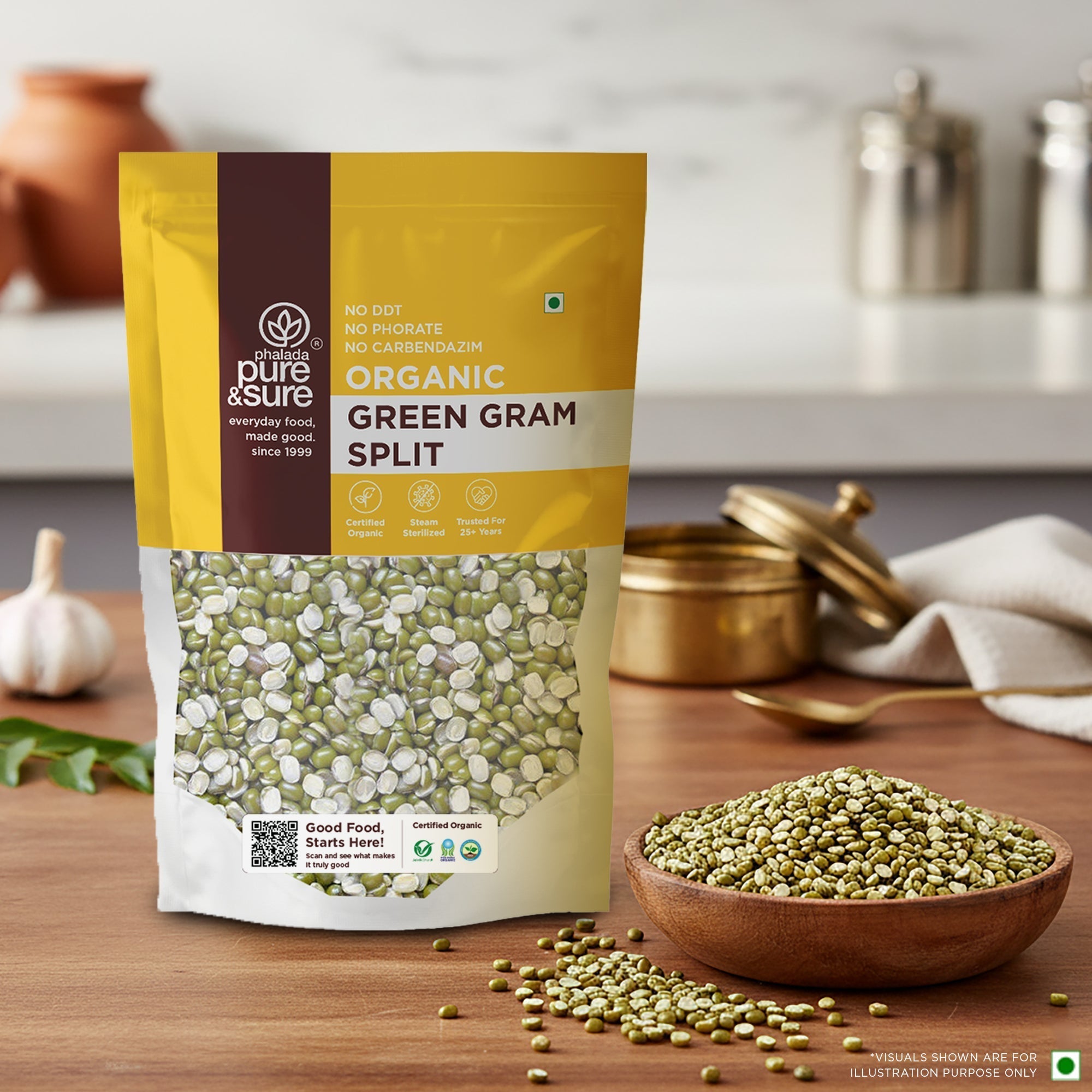 Pure & Sure Organic Green Gram Split Pure & Sure