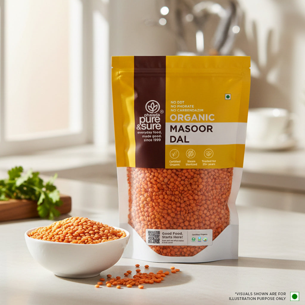 Pure & Sure Organic Masoor Dal Pure & Sure