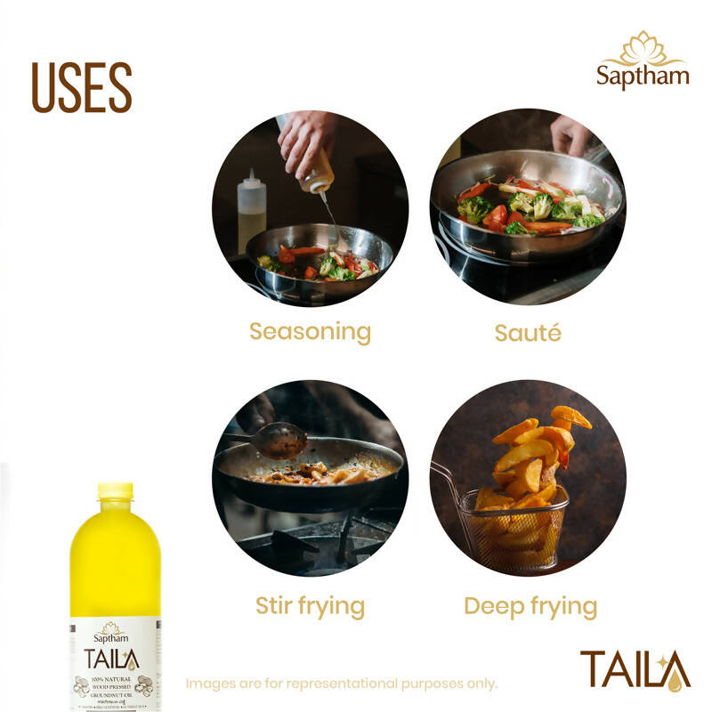 Saptham Taila Groundnut Oil Saptham