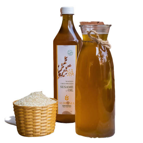 Sudhanya Sesame Oil - Wooden Cold Pressed - Safuron