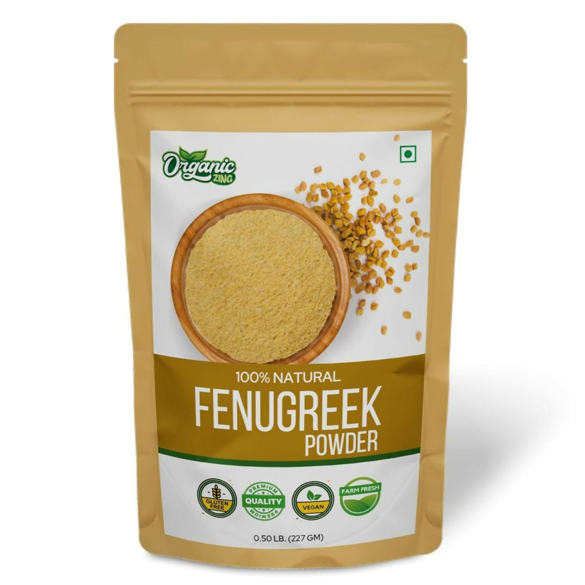 Organic Zing Fenugreek Powder - Safuron