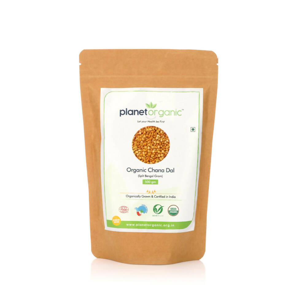 Planet Organic Chana Dal/ Split Bengal Gram - Safuron
