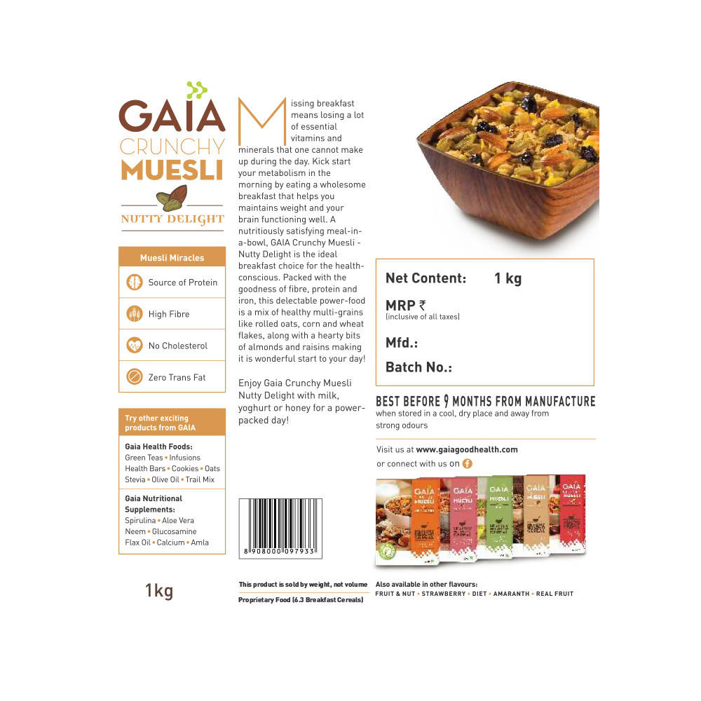 Gaia Crunchy Muesli–Diet Gaia