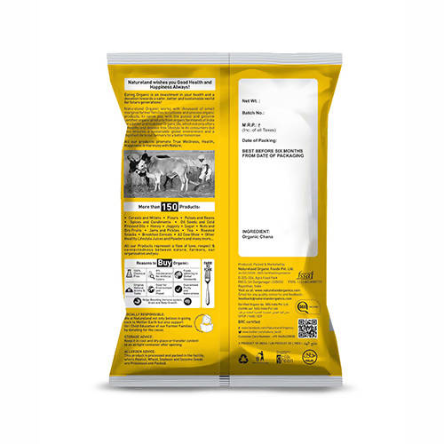 Nature Land Organics Roasted Chana Dal Nature Land Organics