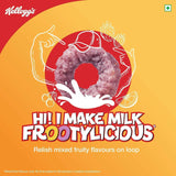 Kellogg’s Froot Loops Crunchy Multigrain Breakfast Cereal for Kids, Mixed Fruit Flavor Kellogg's