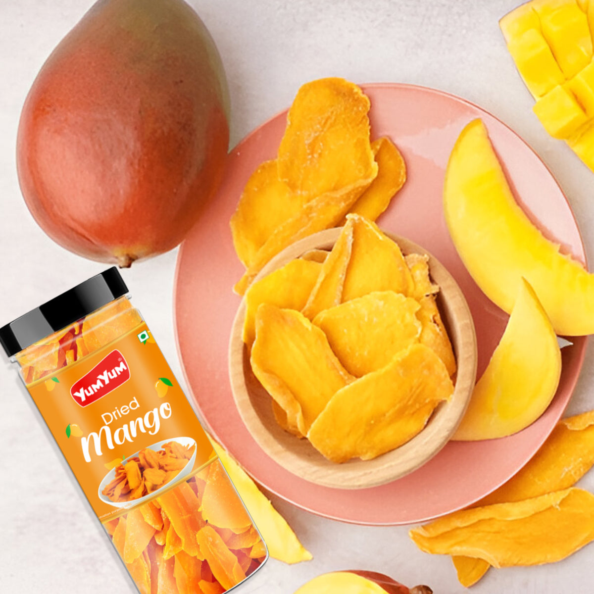 Yum Yum Dried Mango Jar Yum Yum