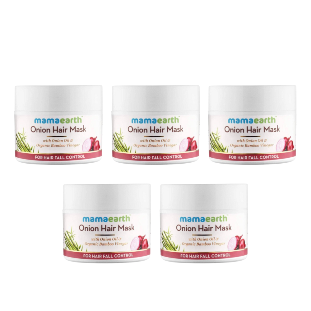 Mamaearth Onion Hair Mask For Hairfall Control - Safuron