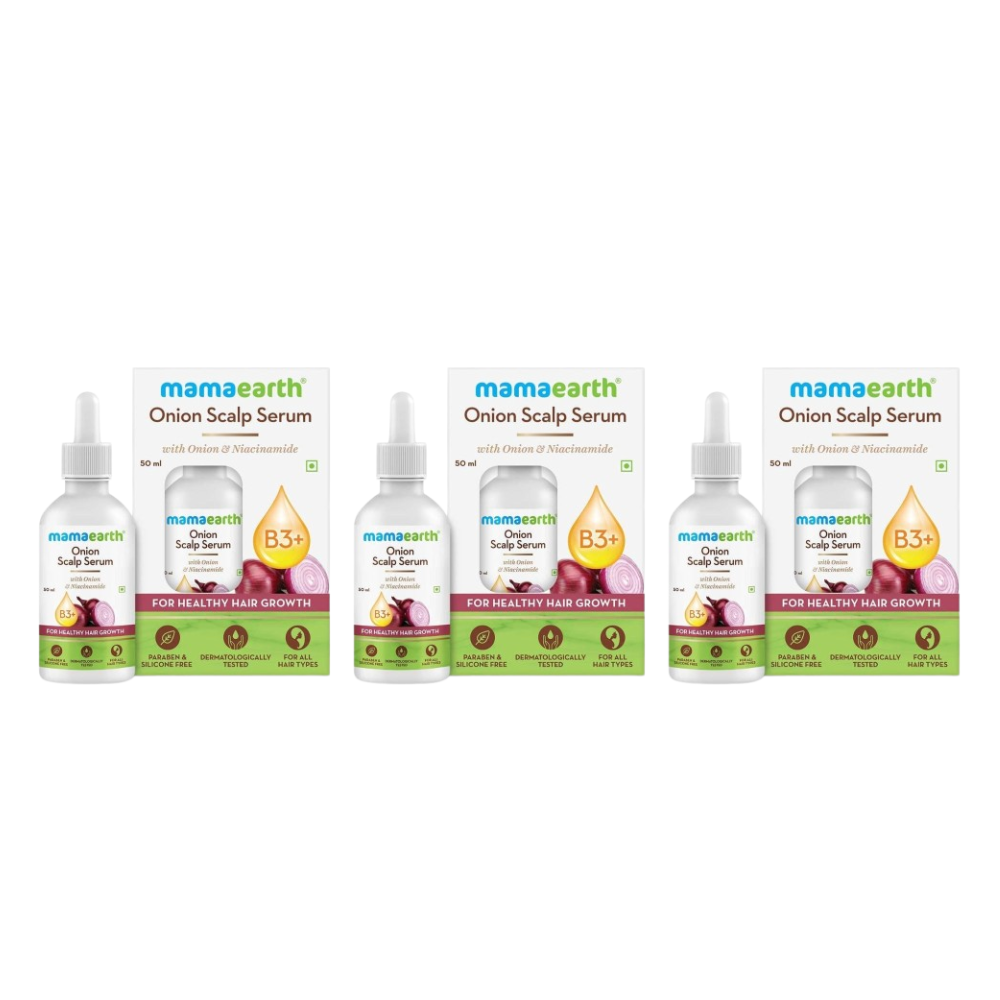 Mamaearth Onion Scalp Serum For Healthy Hair Growth - Safuron