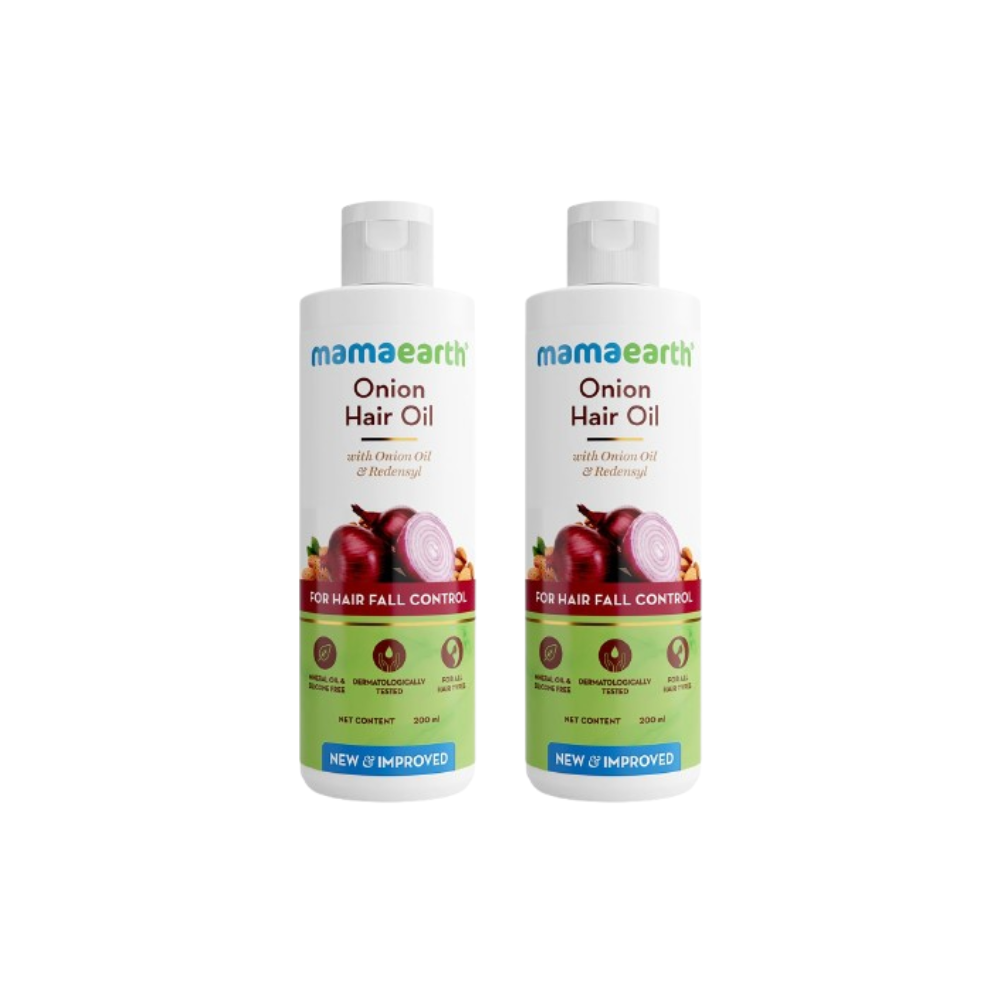Mamaearth Onion Hair Oil With Onion & Redensyl For Hair Fall Control - Safuron