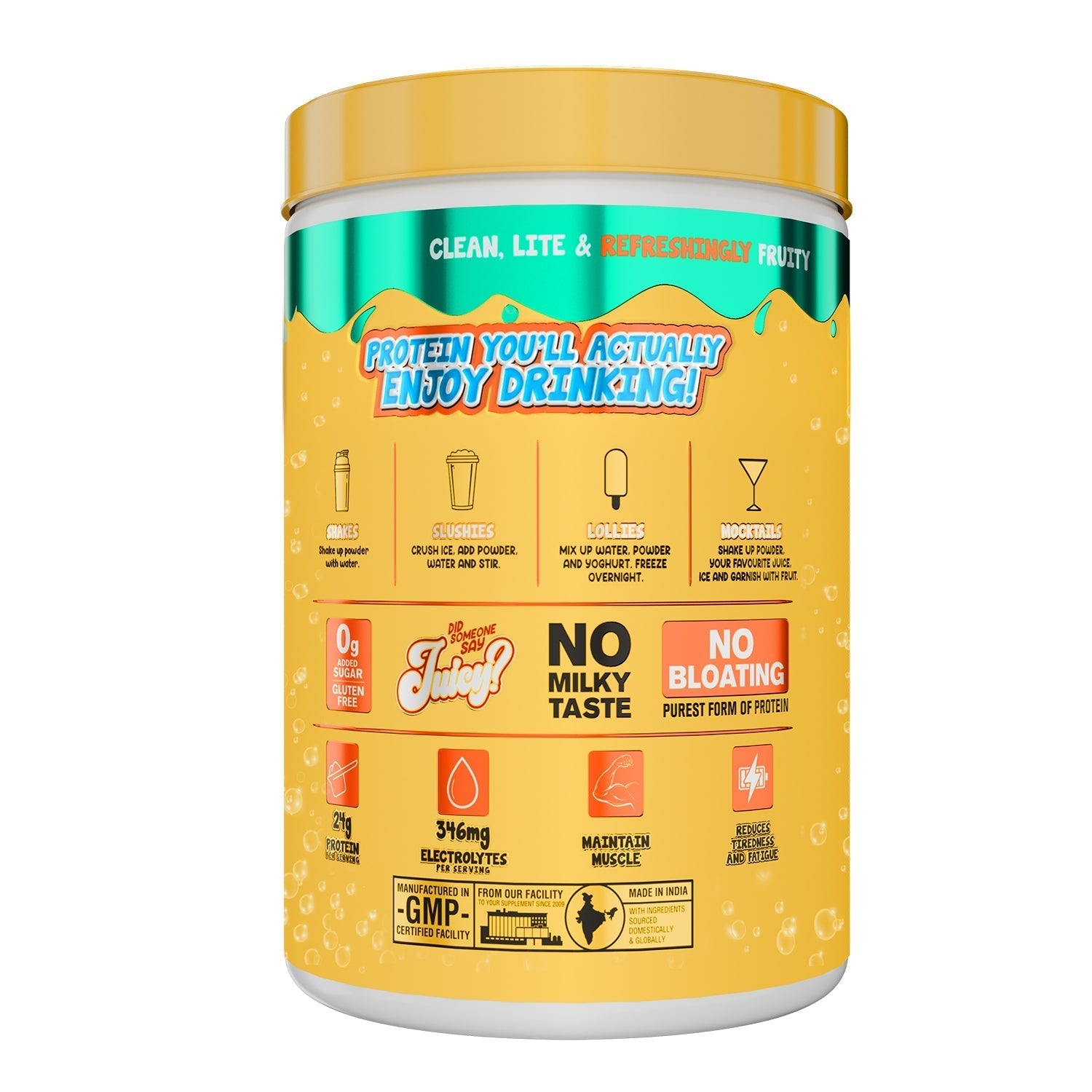 Big Muscles Nutrition Fizzy Whey & Shaker Combo Big Muscles Nutrition