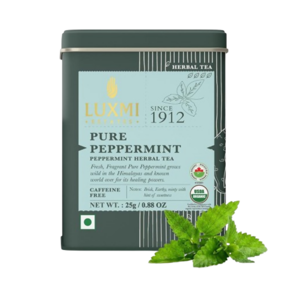 Luxmi Estates Pure Peppermint Organic Herbal Infusion - Dista
