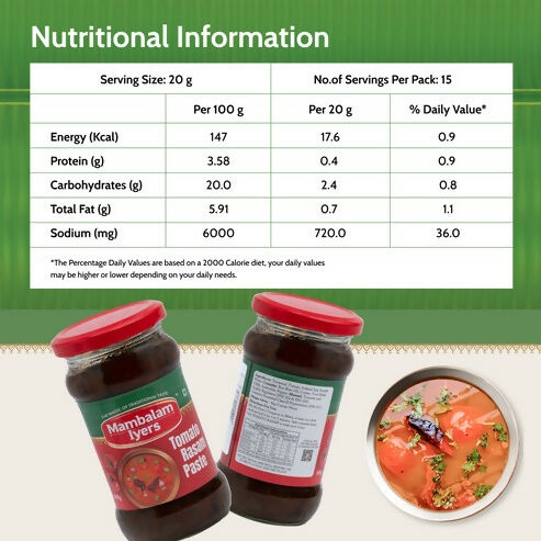 Mambalam Iyers Tomato Rasam Paste Mambalam Iyers