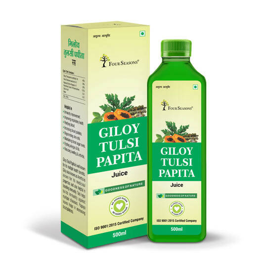 Four Seasons Giloy Tulsi Papita Juice - Safuron