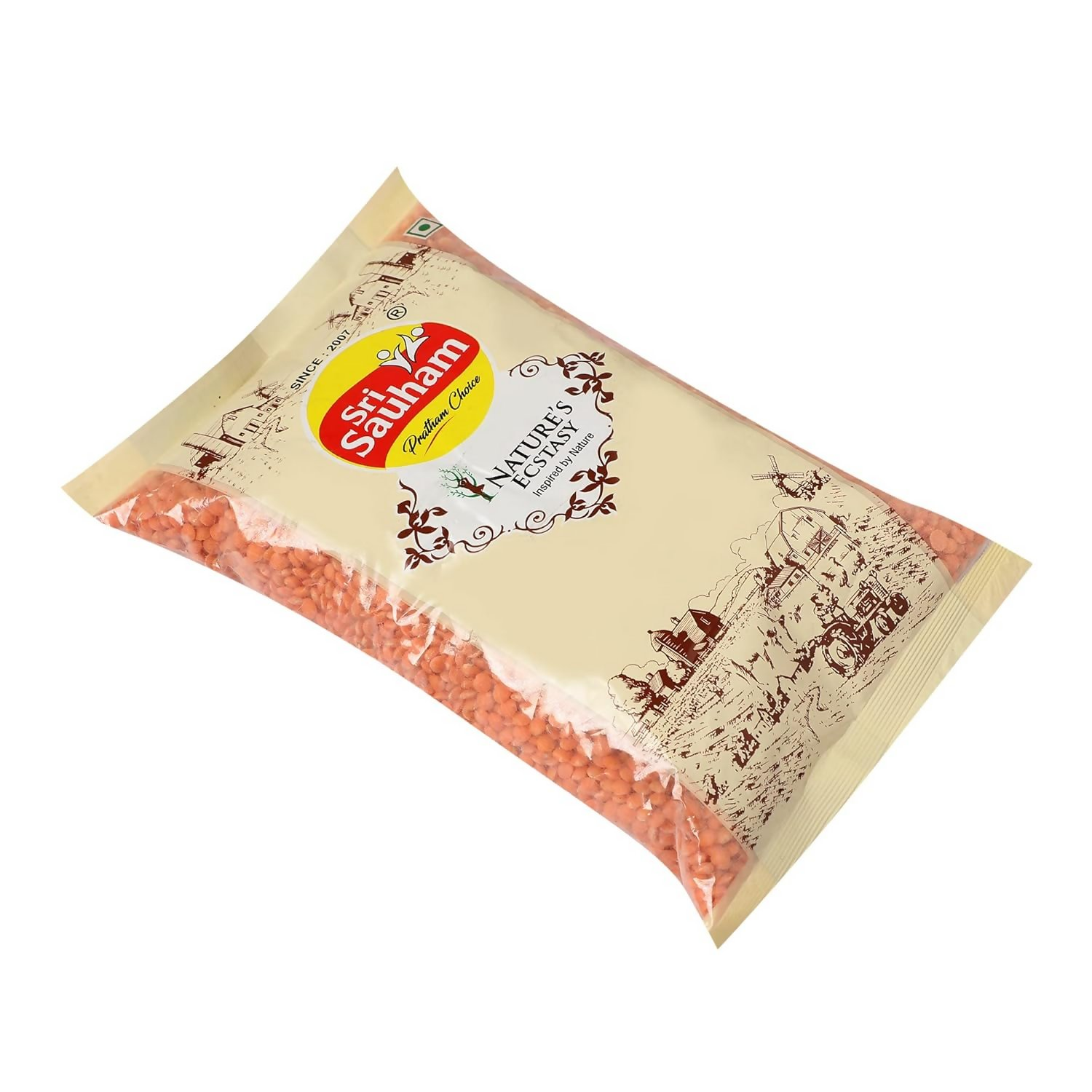 Sri Sauham Premium Lal Malka Dal Fresh Sabut Masoor Dal Sri Sauham