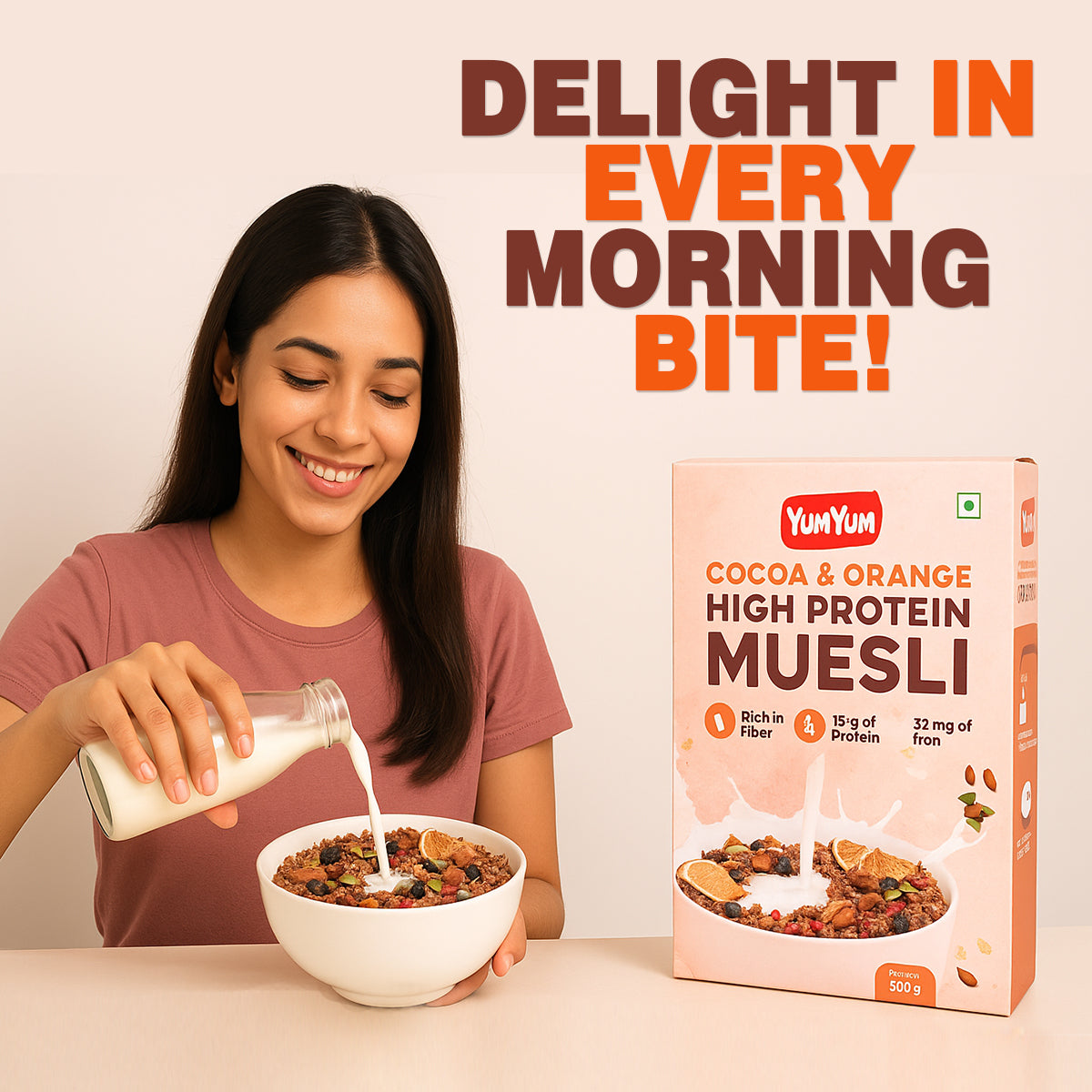 Yum Yum High Protein Muesli Box Yum Yum
