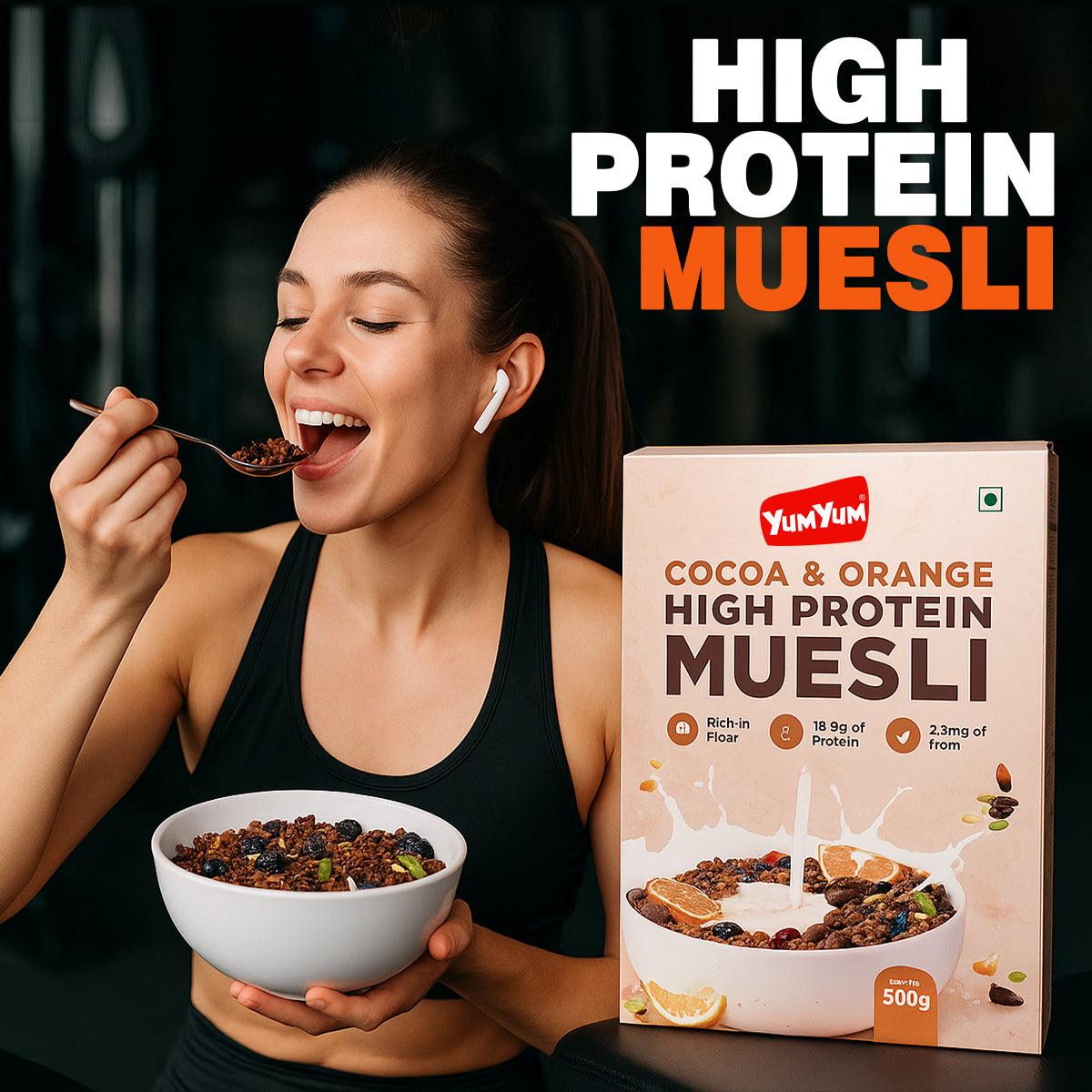 Yum Yum High Protein Muesli Box Yum Yum