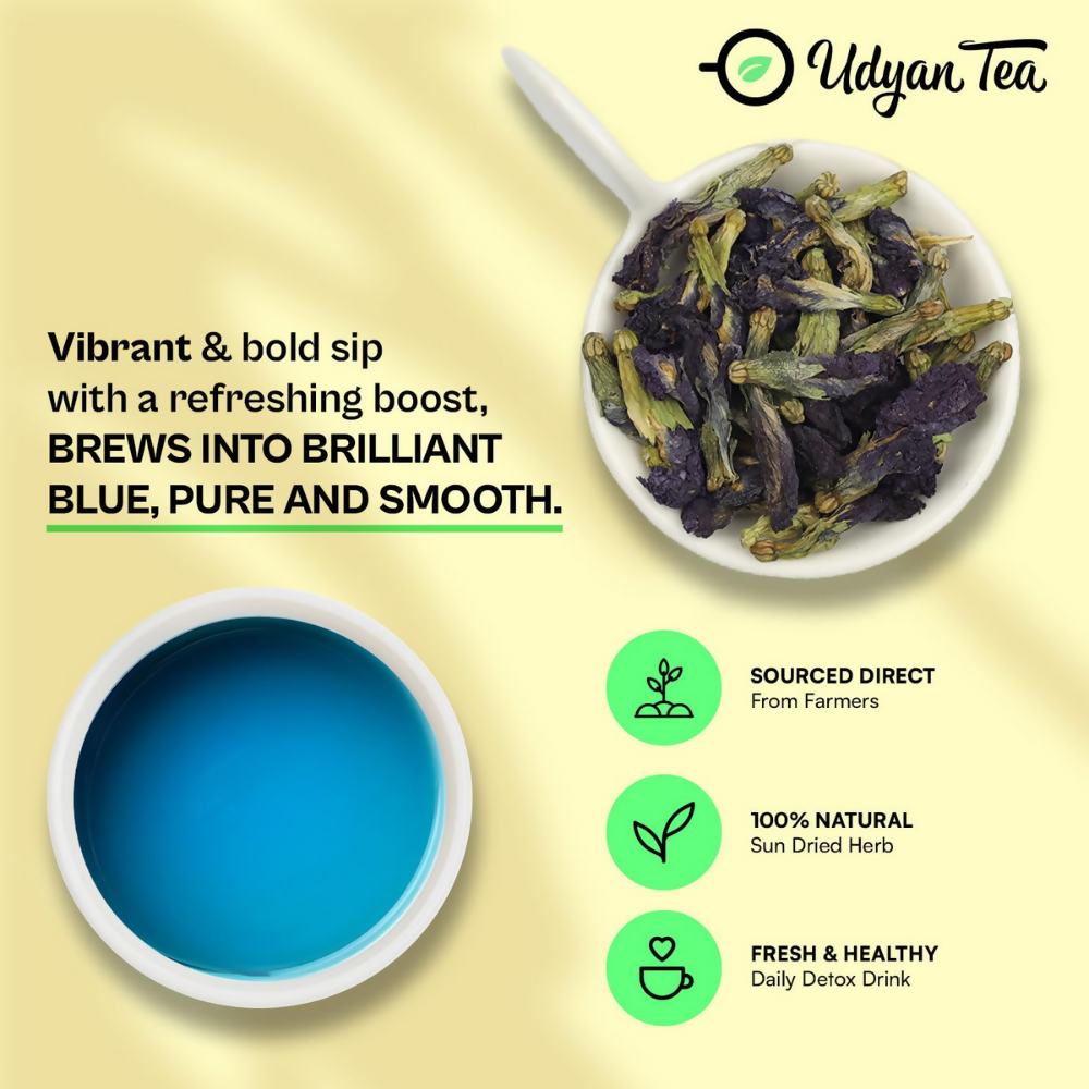 Udyan Tea Blue Pea Herbal Tea Udyan Tea