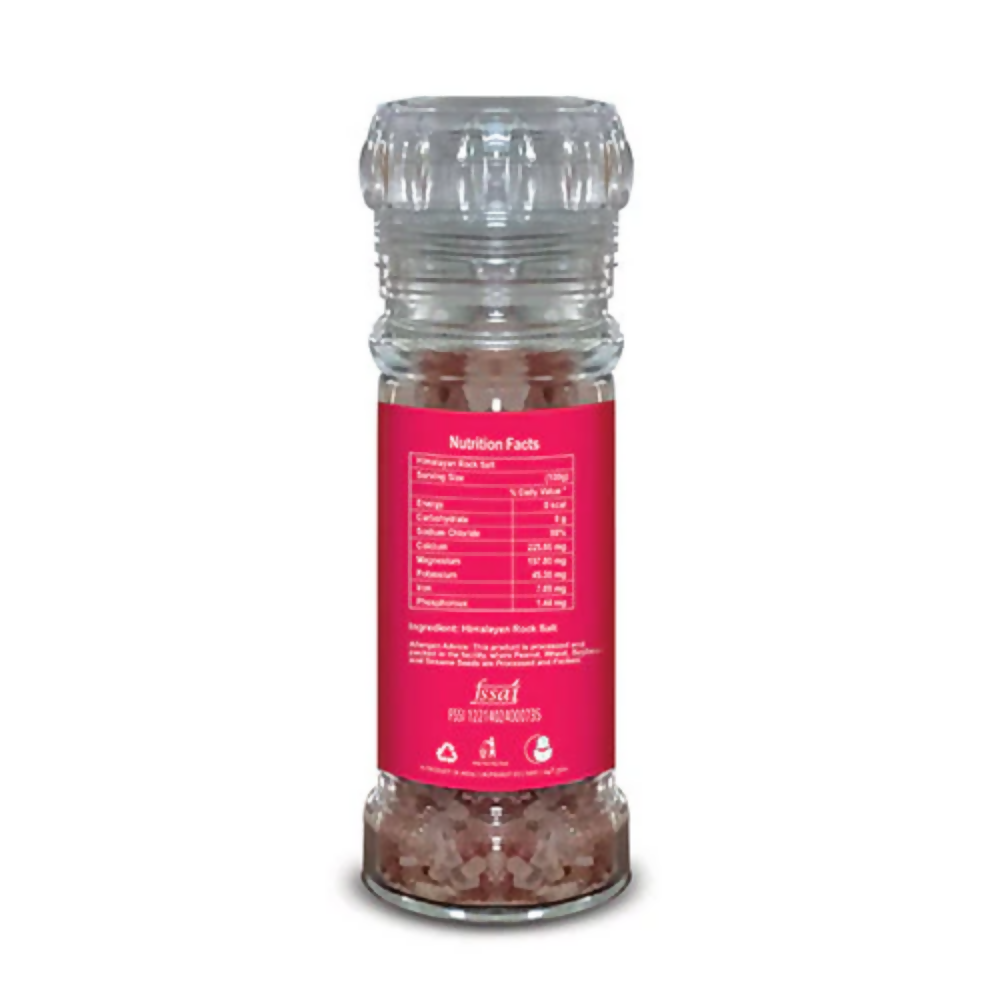 Nature Land Organics Grinder - Organic Himalayan Pink Rock Salt Nature Land Organics