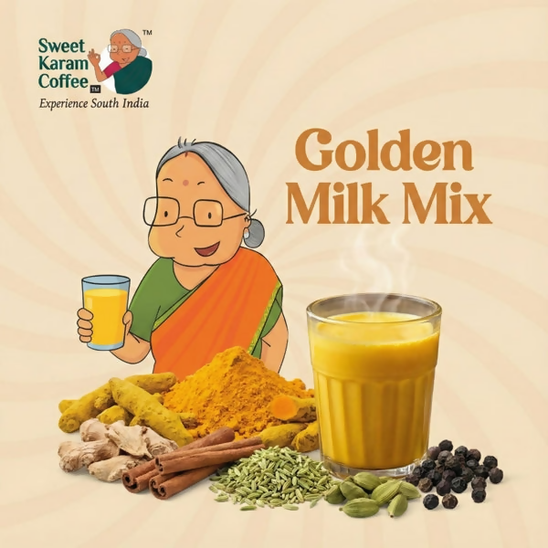 Sweet Karam Coffee Paati's Golden (Turmeric) Milk Mix Sweet Karam Coffee