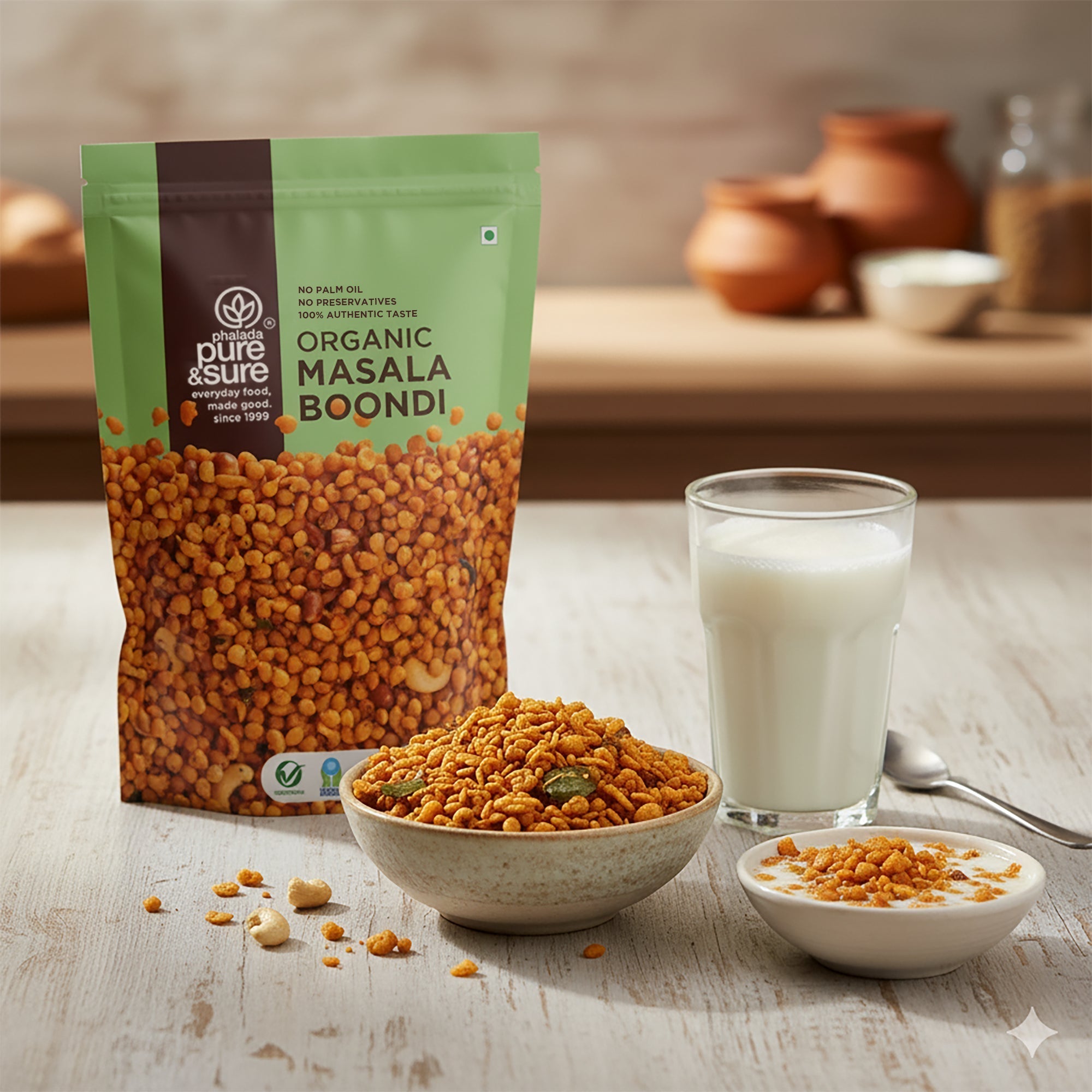 Pure & Sure Organic Masala Boondi Pure & Sure