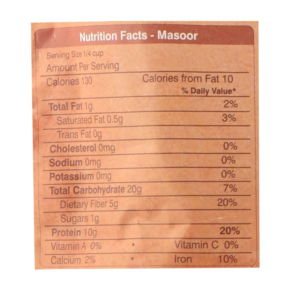Organic Wellness Masoor Dal Split Organic Wellness