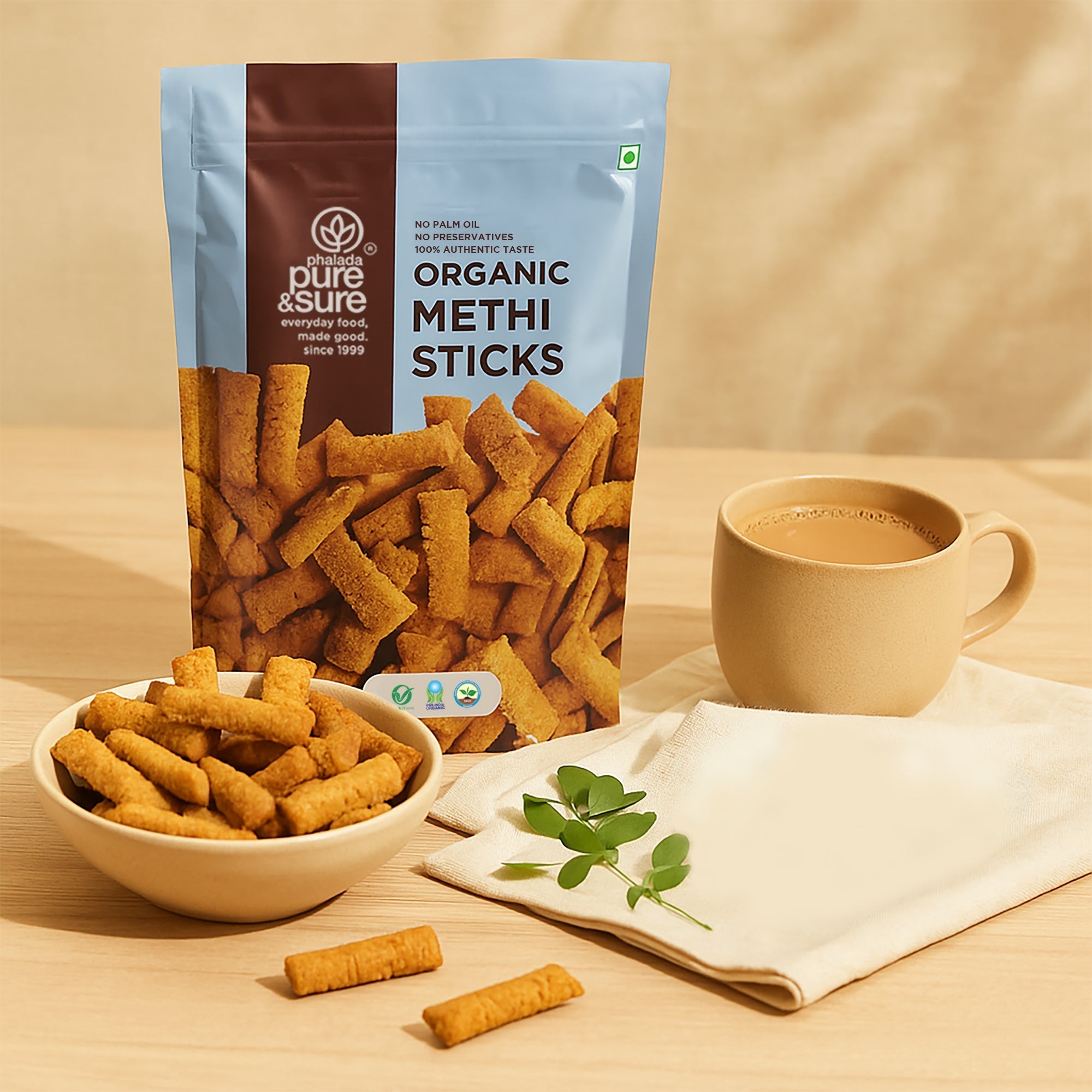 Pure & Sure Organic Methi Sticks Pure & Sure