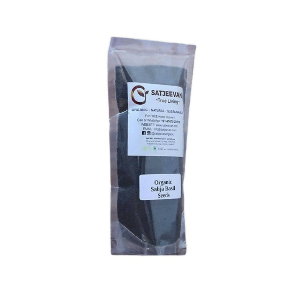 Satjeevan Organic Sabja Basil Seeds Satjeevan