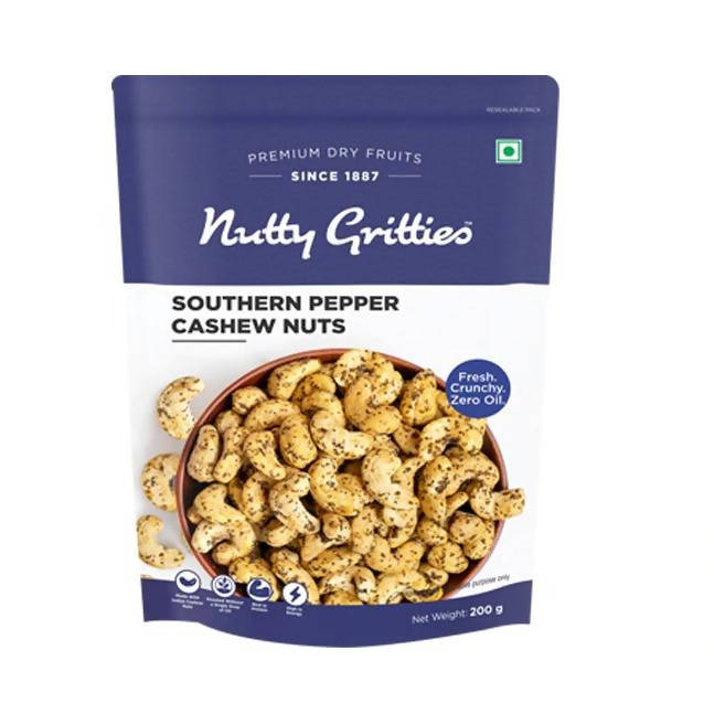 Nutty Gritties Southern Pepper Cashew Nuts - Safuron