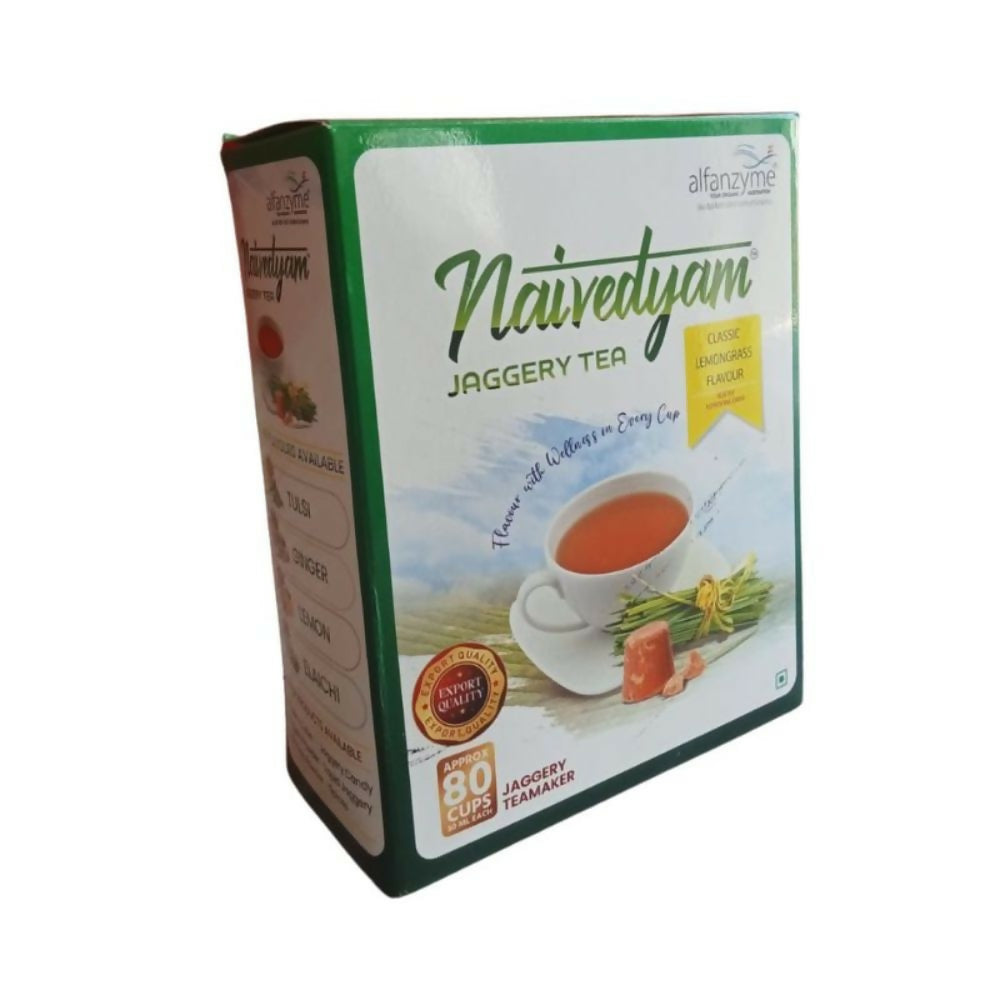 Naivedyam Classic Lemongrass Flavour Jaggery Tea - Safuron