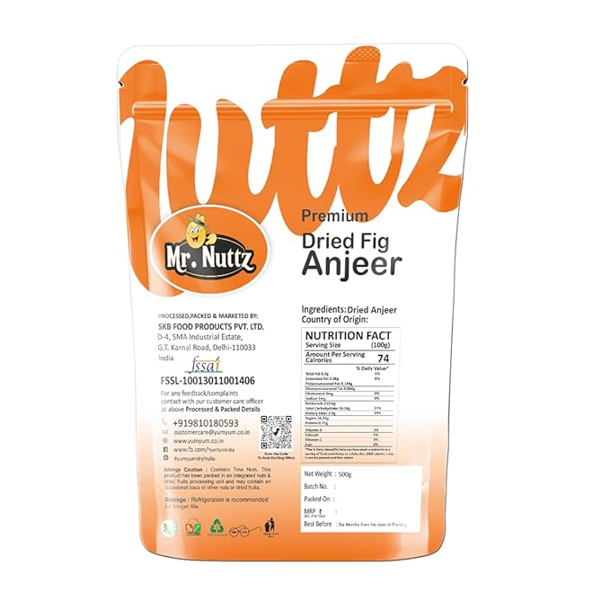 Mr. Nuttz Anjeer/Figs Pouch Yum Yum