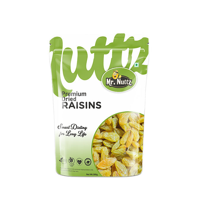 Mr. Nuttz Green Raisins Pouch - Dista