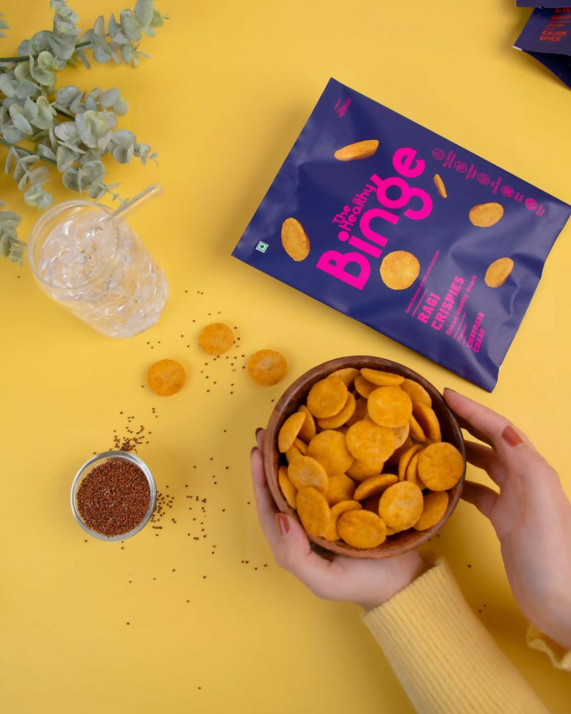 The Healthy Binge Ragi Chips | Chatpata Chaat The Healthy Binge