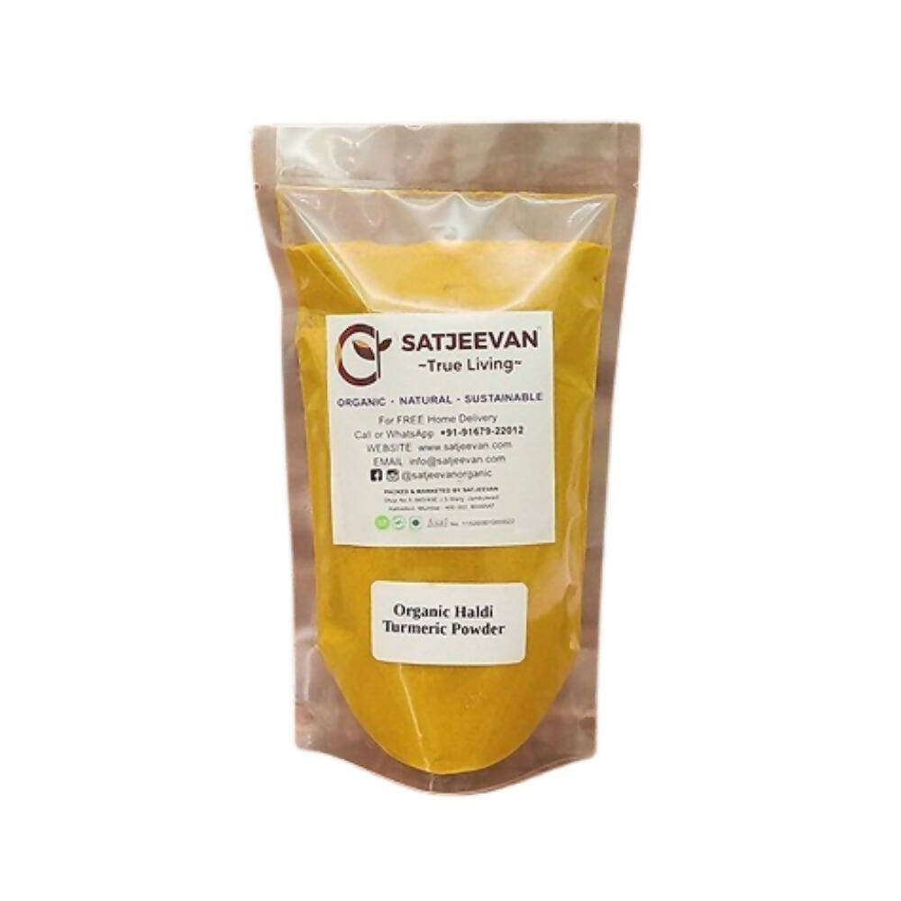 Satjeevan Organic Haldi Turmeric Powder Satjeevan
