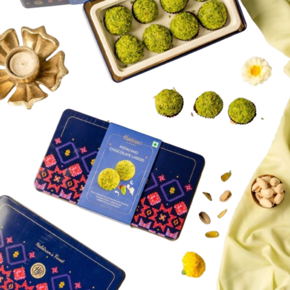 Haldiram's Pistachio Chocolate Ladoo - Safuron