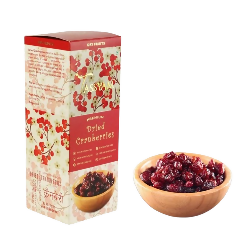 Tassyam Organics Premium Imported Dried Cranberries - Box - Safuron