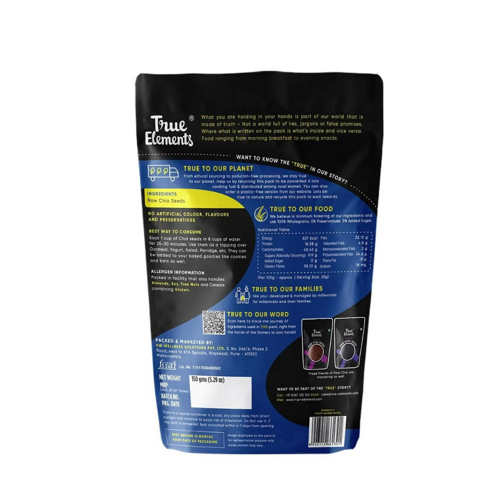 True Elements Raw Chia Seeds True Elements