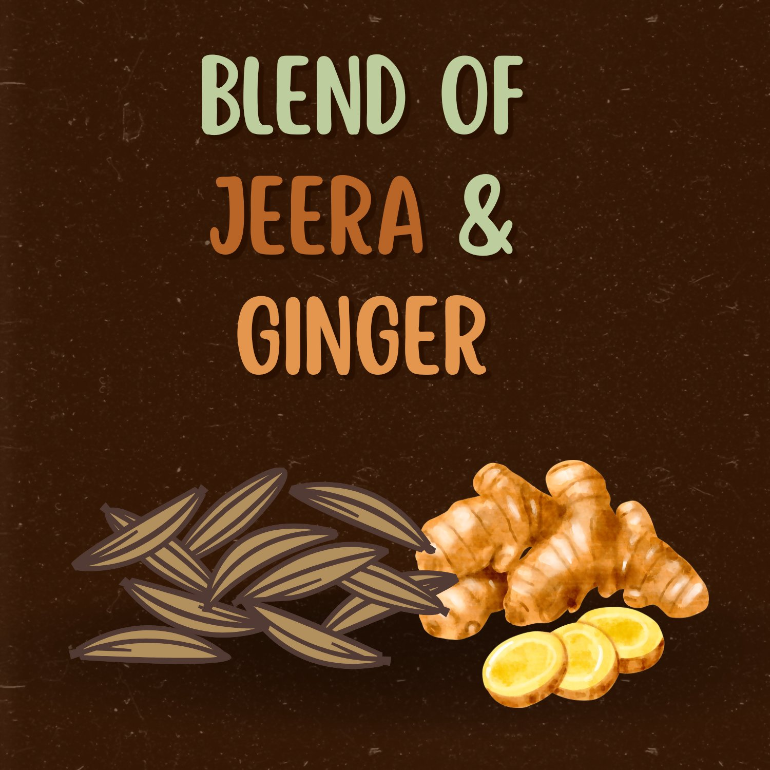 Satvi Wellness Jeera Ginger Herbal Infusion Mix In Indvidual Packets | Herbal Tea Sachet Satvi Wellness