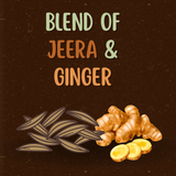 Satvi Wellness Jeera Ginger Herbal Infusion Mix In Indvidual Packets | Herbal Tea Sachet Satvi Wellness