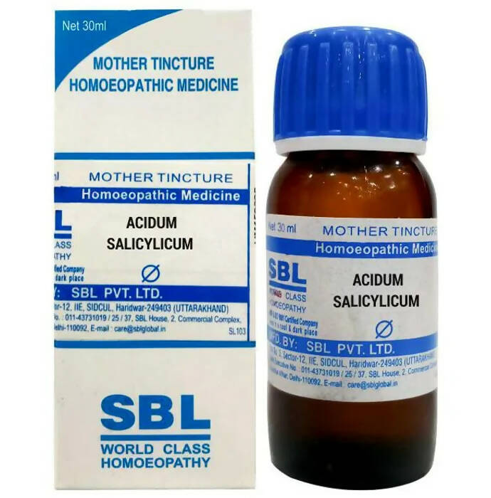SBL Homeopathy Acidum Salicylicum Mother Tincture Q - Safuron