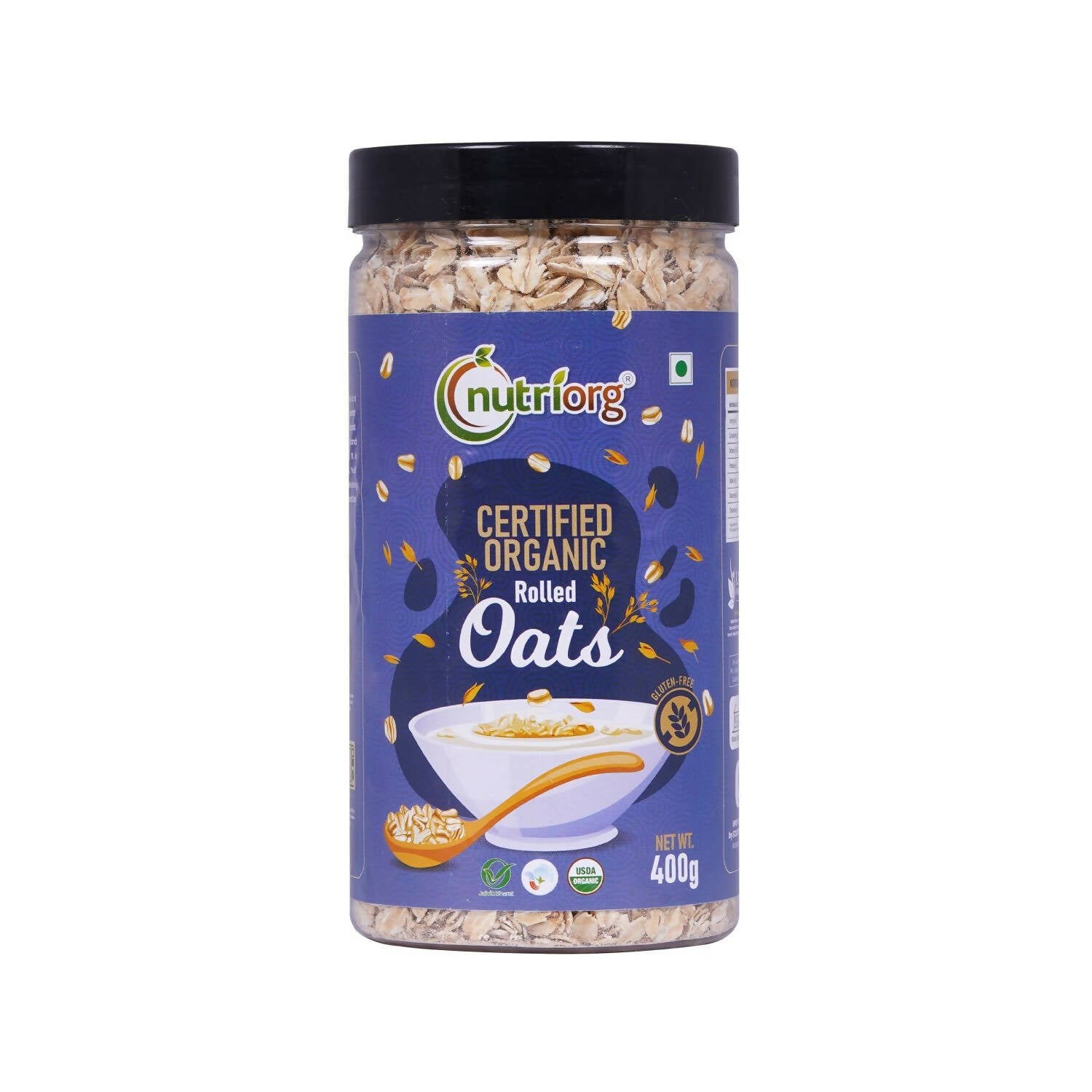Nutriorg Certified Organic Rolled Oats - Safuron