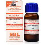 SBL Homeopathy Carbo Vegetabilis LM Potency - Safuron