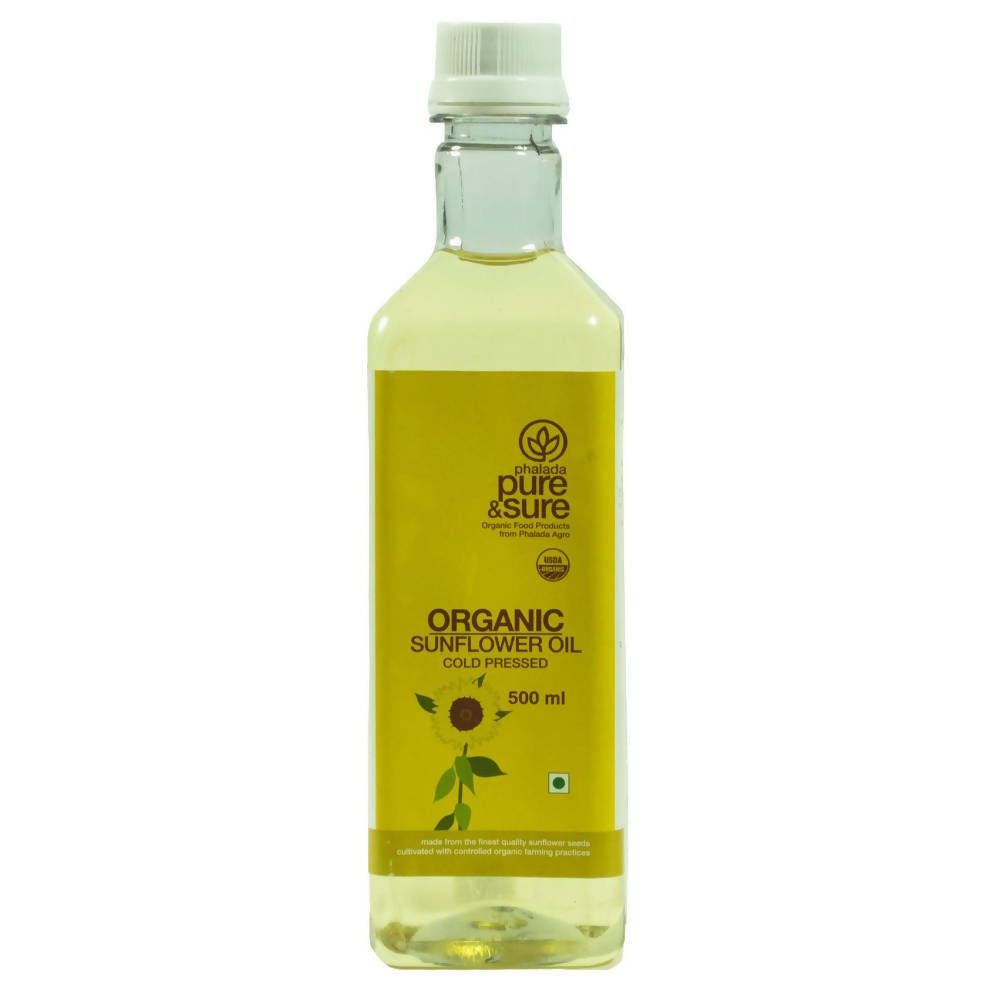 Pure & Sure Organic Cold Pressed Sun Flower Oil - Safuron